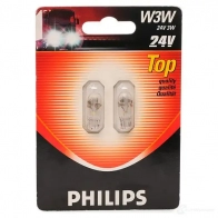Лампа W3W W2.1X9.5D 3 Вт 24 В PHILIPS W3W 13256B2 1423275873 GOC 52414630 - Изображение 2