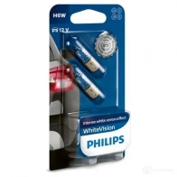 Лампа накаливания H6W WHITEVISION 6 Вт 12 В PHILIPS 834308 37467430 12036WHVB2 GOC 37467430 - Изображение 3