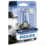 Лампа галогеновая H7 CRYSTALVISION 55 Вт 12 В PHILIPS 1420580350 12972CVB1 B1S6 I