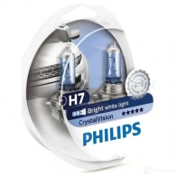 Лампа галогеновая H7 CRYSTALVISION 55 Вт 12 В PHILIPS 1420580354 HMV WJ 12972CVSM