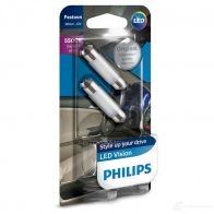 Лампа светодиодная C5W X-TREMEVISION LED 1 Вт 12 В 6000K PHILIPS 128016000KB1 1439693703 X MMLP