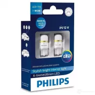 Лампа светодиодная W5W X-TREMEVISION LED 4000K PHILIPS 8 H32AW9 4000KX2 1439694012 - Изображение 1
