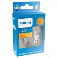 Лампа светодиодная W5W ULTINON PRO6000 12 В PHILIPS 1439692341 11961AU60X2 T O3MBOF