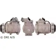 Компрессор кондиционера DRI 700510091 8 38LG Kia Carnival (GQ) 2 Минивэн 2.9 TD 126 л.с. 1999 – 2007 A53SPWL