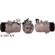 Компрессор кондиционера DRI 700510580 Fiat Bravo (182) 1 Хэтчбек 1.6 16V (182.AH) 90 л.с. 1995 – 2001 V6U54 1CAKV 3R