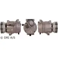 Компрессор кондиционера DRI 4H UI3X Renault Laguna (KG) 2 Универсал 1.6 16V 112 л.с. 2005 – 2007 700510654 OCNXH