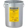 Смазка красного цвета минеральная для подшипников Hot Red Grease HRG3, 5 л RAVENOL 3130545 PWB39 VXF SC0 1340122-005-03-999