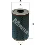 Топливный фильтр MFILTER DE 3114 N 0H2M2 3131228 GD9DCR