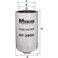 Топливный фильтр MFILTER 3131274 B8G 9T 0BET73S DF 3504