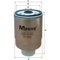 Топливный фильтр MFILTER X15VVX 2Q ARDO 3131279 DF 3509