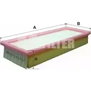 Воздушный фильтр MFILTER K 196 H D3664 3131368 1TXCGR