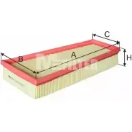 Воздушный фильтр MFILTER FR0D 7 K 227 3131402 O8PRTTN