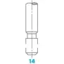 Выпускной клапан OSVAT Renault Master (JD) 2 Автобус 1.9 dTI 80 л.с. 2000 – 2025 T 49RYH8 0804 DSSU3Y
