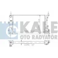 Радиатор охлаждения двигателя KALE OTO RADYATOR FKC65C 103200 3138624 BEINN 8