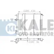 Радиатор охлаждения двигателя KALE OTO RADYATOR 3138636 7X623X 108400 0LAE 5UA
