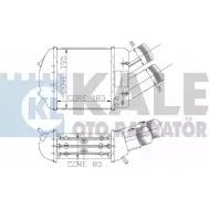 Интеркулер KALE OTO RADYATOR MI7V6QF 126100 Renault Megane (BA) 1 Хэтчбек 1.9 TDI 94 л.с. 1996 – 2003 F B0MAY