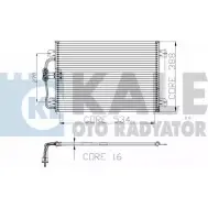 Радиатор кондиционера KALE OTO RADYATOR 9GTMOAD 128100 3138680 YNQ B5I