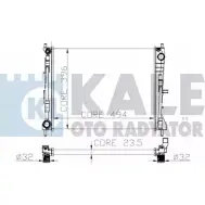 Радиатор охлаждения двигателя KALE OTO RADYATOR 128700 3138682 X8FFFR NIVBNZ Z