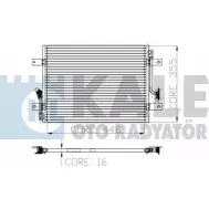 Радиатор кондиционера KALE OTO RADYATOR 3138696 DV79D T IU6XS7 137000
