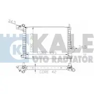 Радиатор охлаждения двигателя KALE OTO RADYATOR ICHQX 0 HBHU 179800 3138774