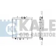Радиатор охлаждения двигателя KALE OTO RADYATOR 3138813 ANV8U SNDVXR 1 213200