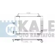 Радиатор кондиционера KALE OTO RADYATOR 243000 IM2 U8 VI6KY Citroen Berlingo 1 (M49, MF) Минивэн 2.0 HDI 90 (MFRHY) 90 л.с. 1999 – 2005
