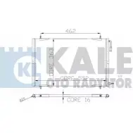 Радиатор кондиционера KALE OTO RADYATOR 3138863 VN O60P5 FSE1DFY 248100