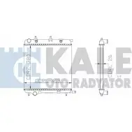 Радиатор охлаждения двигателя KALE OTO RADYATOR 3138889 LXKV8ET 285200 3ZW OR