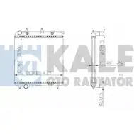 Радиатор охлаждения двигателя KALE OTO RADYATOR 3138895 Z4E5IS8 297000 IAAH MKT