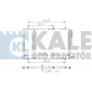 Радиатор кондиционера KALE OTO RADYATOR 4G99 V 3138899 300000 QSRMI