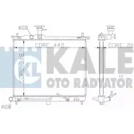 Радиатор охлаждения двигателя KALE OTO RADYATOR Z5RH PL1 341970 WD5QCH8 3138930