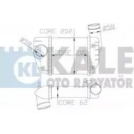 Интеркулер KALE OTO RADYATOR Audi A6 (C6) 3 Универсал 2.0 Tdi 136 л.с. 2005 – 2011 PF K5Q 342200 WCD60