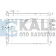 Радиатор охлаждения двигателя KALE OTO RADYATOR 31KPG1 342245 XZO6 R 3138978