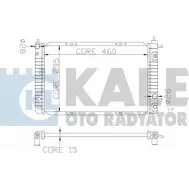 Радиатор охлаждения двигателя KALE OTO RADYATOR FAZ0 M 342260 H8S4E 3138981
