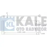 Радиатор кондиционера KALE OTO RADYATOR 342450 VVSKI 3139011 ZOC2SI 2
