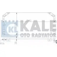 Радиатор кондиционера KALE OTO RADYATOR KQ8 QMQ 342465 3139013 LRUMSI