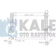 Интеркулер KALE OTO RADYATOR 342500 8G SJR0 Audi A3 (8PA) 2 Спортбек 2.0 Tdi 140 л.с. 2005 – 2008 ZHOZ03