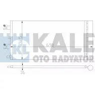 Радиатор кондиционера KALE OTO RADYATOR HR 45S 342840 3139075 TGWZED
