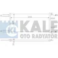 Радиатор кондиционера KALE OTO RADYATOR NKFLJ 3139077 OE GJ8 342850