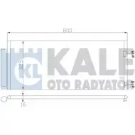 Радиатор кондиционера KALE OTO RADYATOR ODZX5 3139091 HBB77 P 342970
