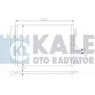 Радиатор кондиционера KALE OTO RADYATOR 3139097 WABQFXS 343020 8Y 813
