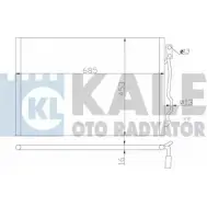 Радиатор кондиционера KALE OTO RADYATOR S1FE TAC 3139101 G07CU2 343050
