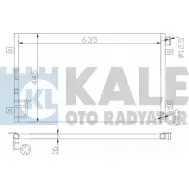 Радиатор кондиционера KALE OTO RADYATOR 3139108 RDLR1OD 343115 VZT NB4