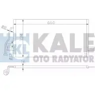 Радиатор кондиционера KALE OTO RADYATOR 343155 8OXSCRA 3139111 1D QRVFX