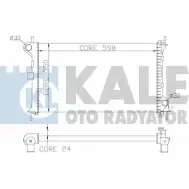 Радиатор охлаждения двигателя KALE OTO RADYATOR 344165 FY1Z A 3139280 KPVT8