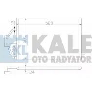 Радиатор кондиционера KALE OTO RADYATOR 344320 3139284 VUKKB Z EK6T