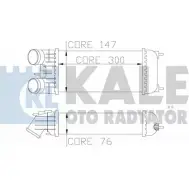 Интеркулер KALE OTO RADYATOR OBMURJV Peugeot 207 1 (WA, WC, PF1) Хэтчбек 1.6 HDi 92 л.с. 2009 – 2025 ECFLOC G 344600