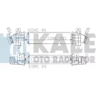 Интеркулер KALE OTO RADYATOR 346700 0K9D9 Ford Mondeo 3 (GE) 2000 – 2007 8 ILEH53