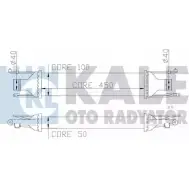 Интеркулер KALE OTO RADYATOR 348400 FWTQ5V3 Opel Corsa (D) 4 Хэтчбек 1.3 CDTI (L08. L68) 95 л.с. 2009 – 2014 B0 DEA0A