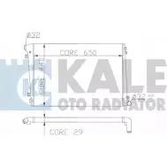 Радиатор охлаждения двигателя KALE OTO RADYATOR 2 P2RGXT 9E5DU 353600 3139383